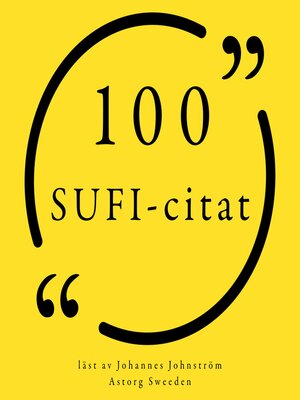 cover image of 100 Sufi-citat